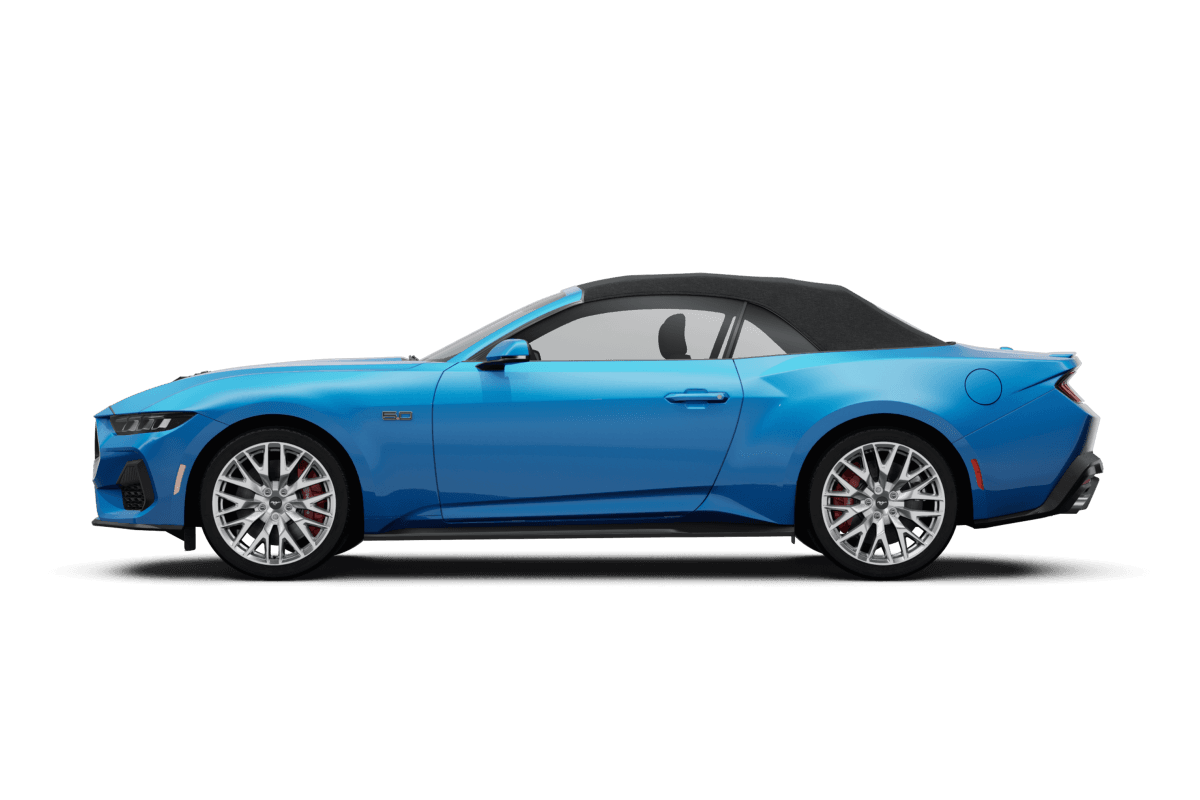 Ford Mustang  - Side view Ford Mustang  - Side view